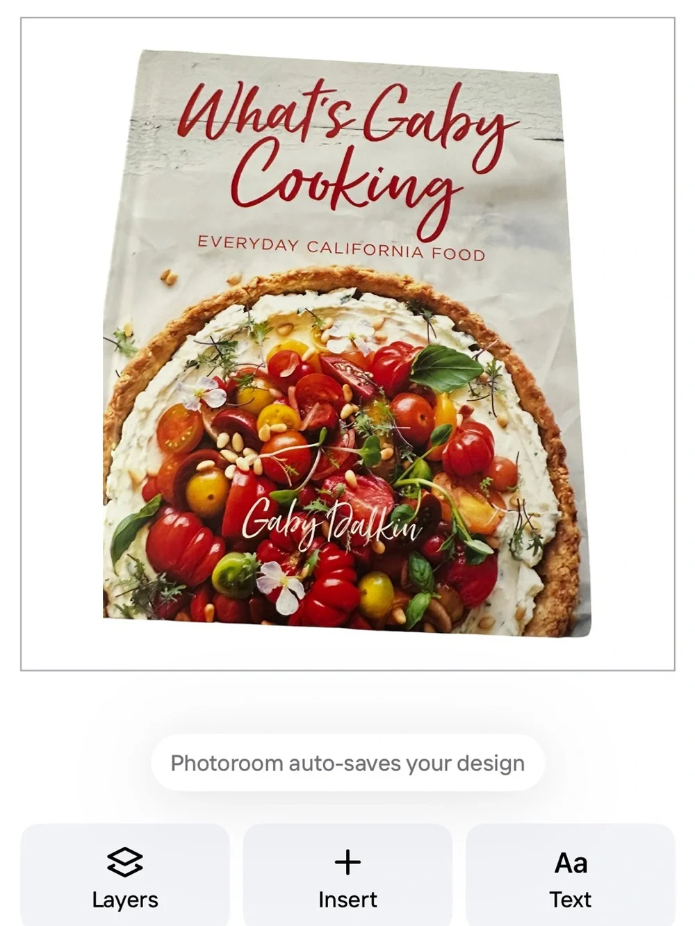 What's Gaby Cooking Cookbook — Red & White Cover